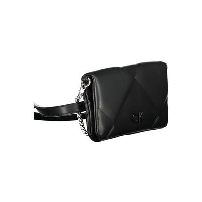 Calvin Klein Black Polyester Women Handbag - HBPS Beauty & Fashion