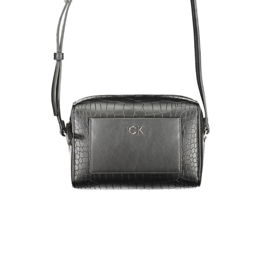 Calvin Klein Black Polyester Women Shoulder Bag - HBPS Beauty & Fashion