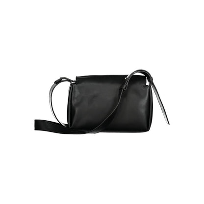 Calvin Klein Black Polyester Women Shoulder Bag - HBPS Beauty & Fashion