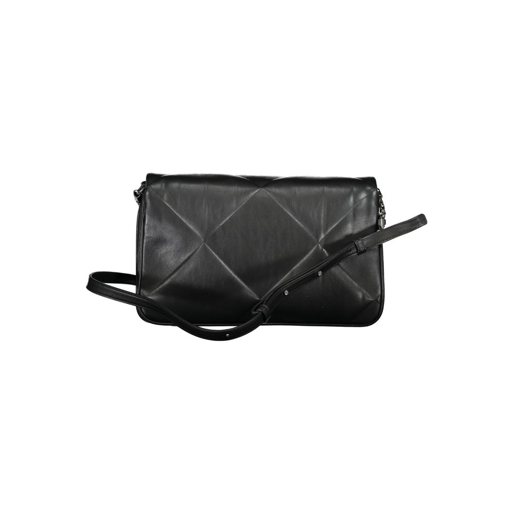 Calvin Klein Black Polyester Women Shoulder Bag - HBPS Beauty & Fashion