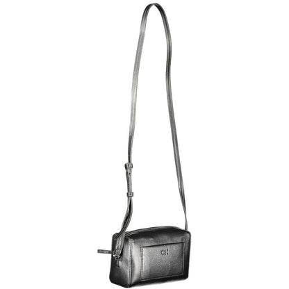 Calvin Klein Black Polyester Women Shoulder Bag - HBPS Beauty & Fashion