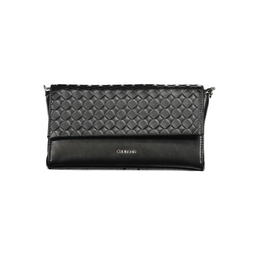 Calvin Klein "Black Polyester Women Shoulder Bag" - HBPS Beauty & Fashion