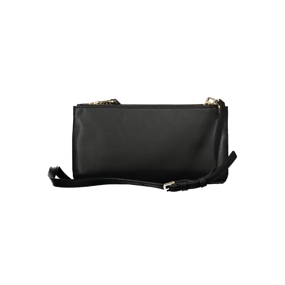 Calvin Klein Black Polyester Women Shoulder Bag - HBPS Beauty & Fashion