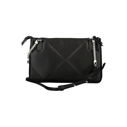 Calvin Klein Black Polyester Women Shoulder Bag - HBPS Beauty & Fashion
