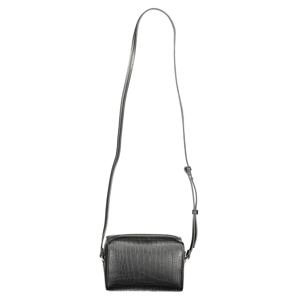 Calvin Klein Black Polyester Women Shoulder Bag - HBPS Beauty & Fashion