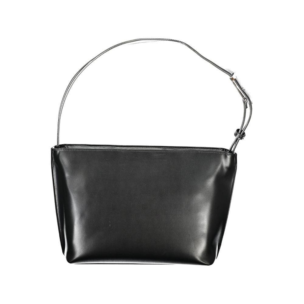 Calvin Klein Black Polyester Women Shoulder Bag - HBPS Beauty & Fashion