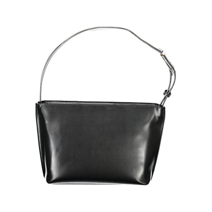 Calvin Klein Black Polyester Women Shoulder Bag - HBPS Beauty & Fashion