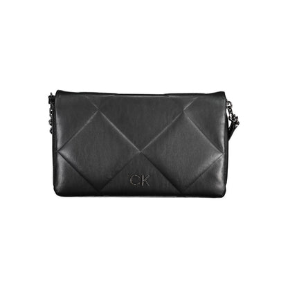 Calvin Klein Black Polyester Women Shoulder Bag - HBPS Beauty & Fashion