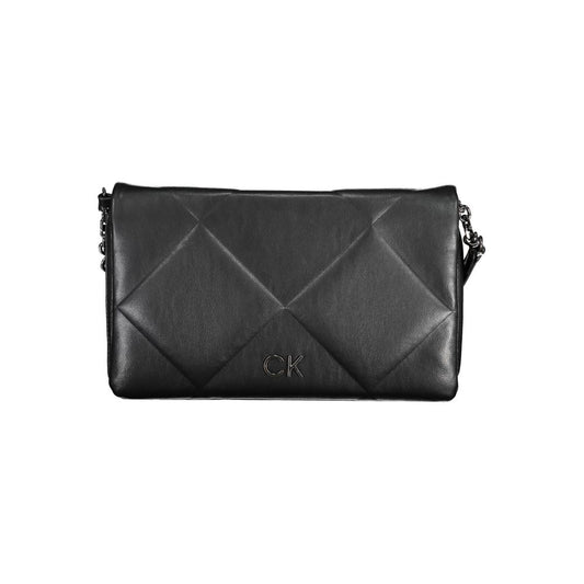 Calvin Klein Black Polyester Women Shoulder Bag - HBPS Beauty & Fashion