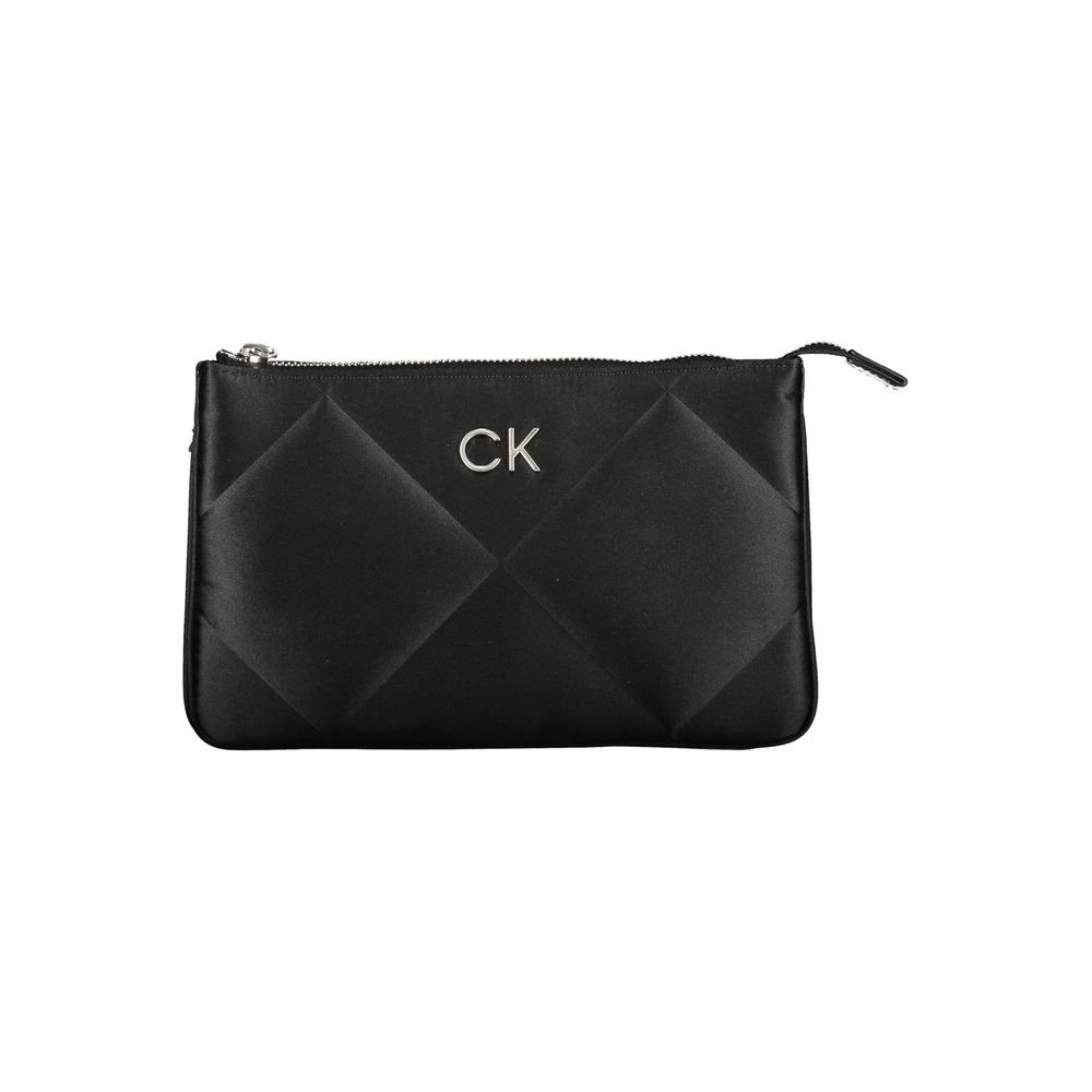 Calvin Klein Black Polyester Women Shoulder Bag - HBPS Beauty & Fashion