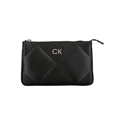 Calvin Klein Black Polyester Women Shoulder Bag - HBPS Beauty & Fashion