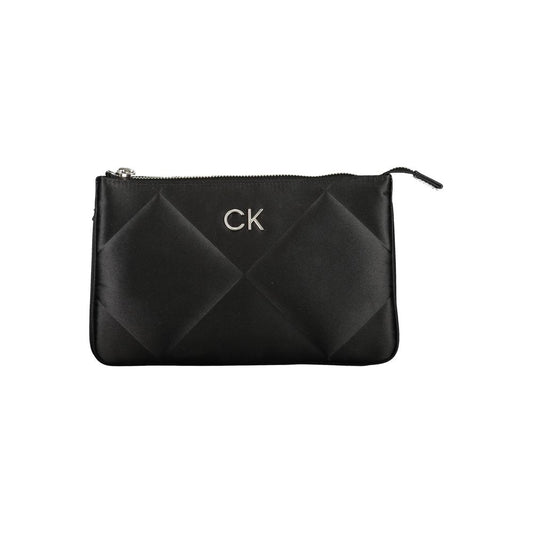 Calvin Klein Black Polyester Women Shoulder Bag - HBPS Beauty & Fashion