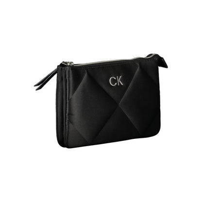 Calvin Klein Black Polyester Women Shoulder Bag - HBPS Beauty & Fashion