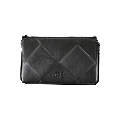 Calvin Klein Black Polyester Women Shoulder Bag - HBPS Beauty & Fashion