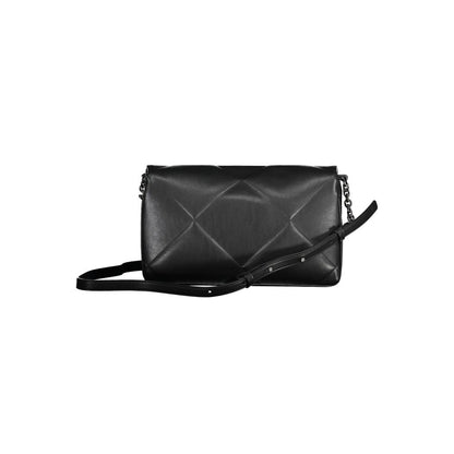 Calvin Klein Black Polyester Women Shoulder Bag - HBPS Beauty & Fashion