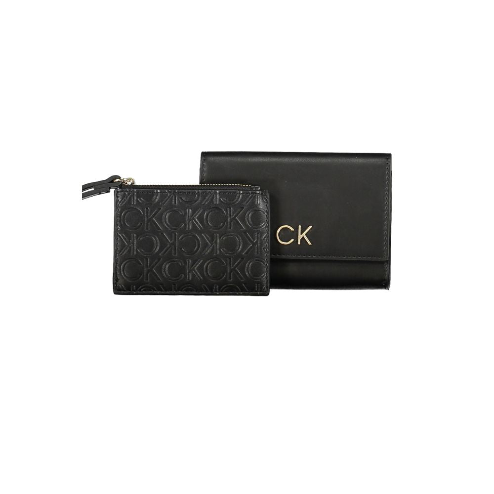 Calvin Klein Black Polyester Women Wallet - HBPS Beauty & Fashion