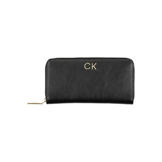 Calvin Klein Black Polyester Women Wallet - HBPS Beauty & Fashion
