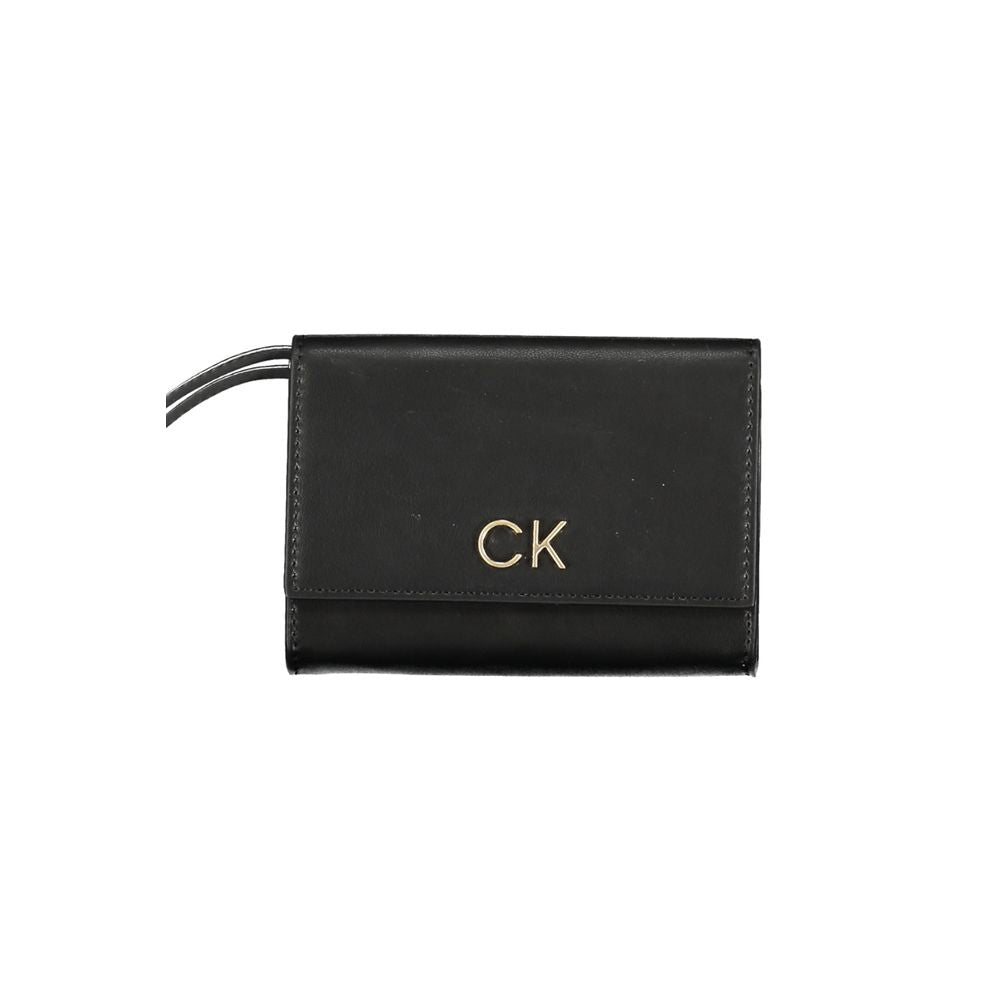 Calvin Klein Black Polyester Women Wallet - HBPS Beauty & Fashion