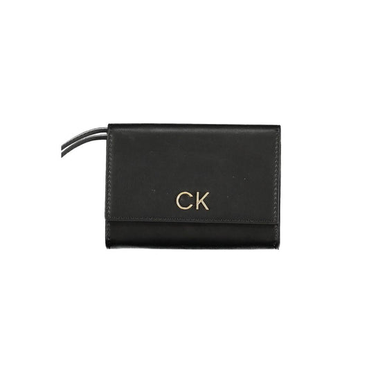 Calvin Klein Black Polyester Women Wallet - HBPS Beauty & Fashion