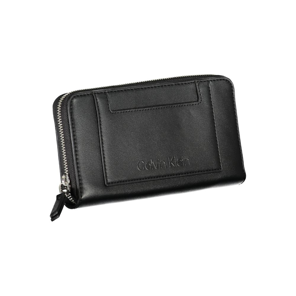 Calvin Klein Black Polyester Women Wallet - HBPS Beauty & Fashion