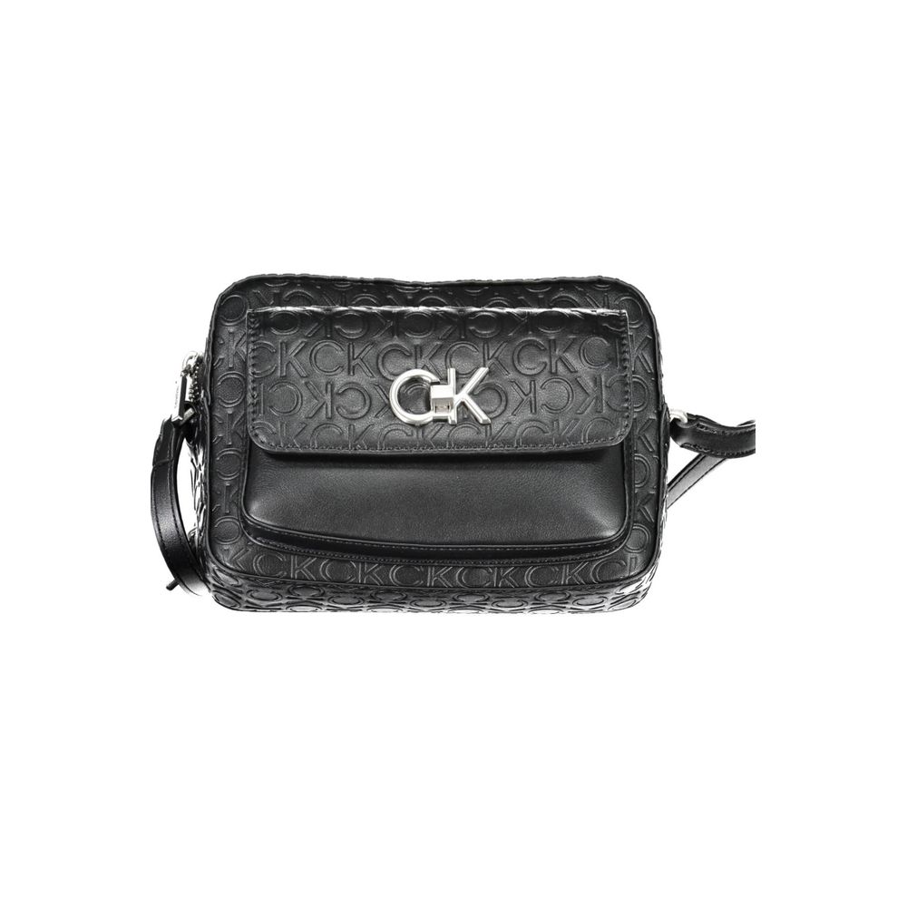 Calvin Klein Black Polyester Women's Shoulder Bag - HBPS Beauty & Fashion