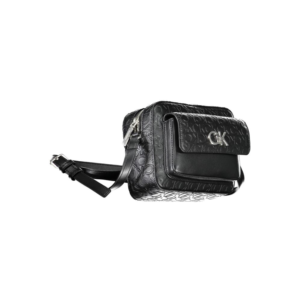 Calvin Klein Black Polyester Women's Shoulder Bag - HBPS Beauty & Fashion