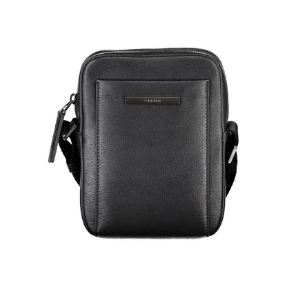 Calvin Klein Black Polyurethane Men Shoulder Bag - HBPS Beauty & Fashion