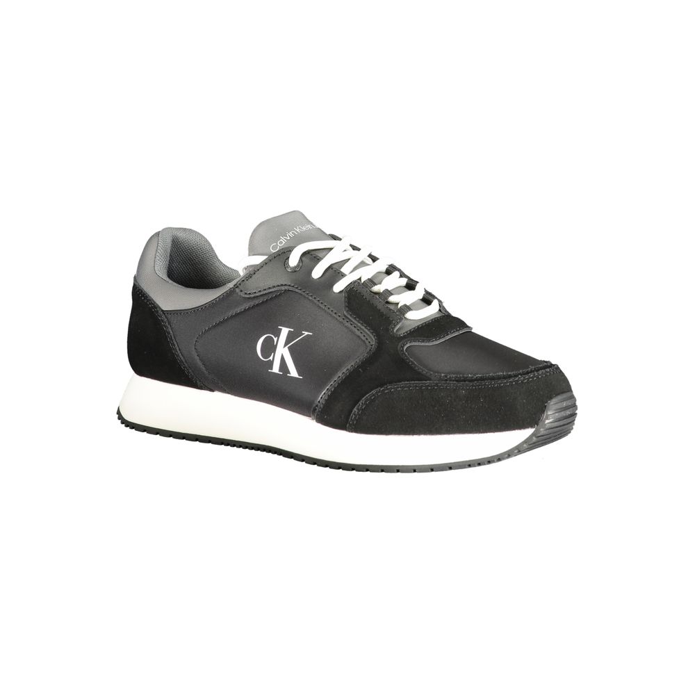 Calvin Klein Black Polyurethane Men Sneaker - HBPS Beauty & Fashion