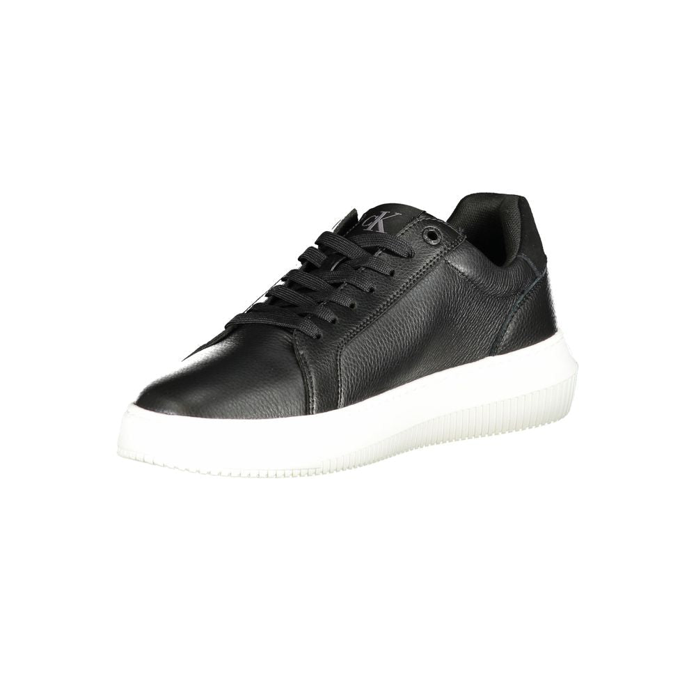 Calvin Klein Black Polyurethane Men Sneaker - HBPS Beauty & Fashion