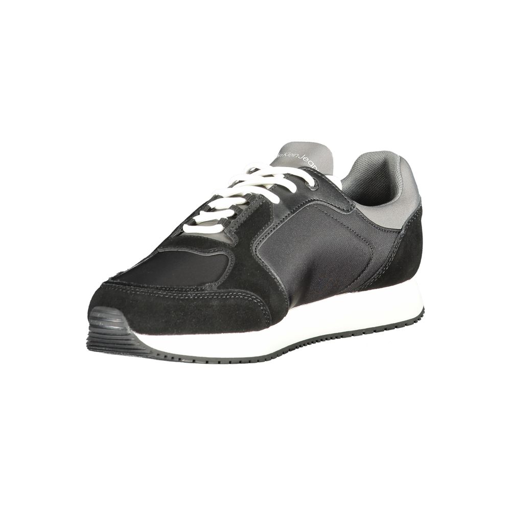 Calvin Klein Black Polyurethane Men Sneaker - HBPS Beauty & Fashion