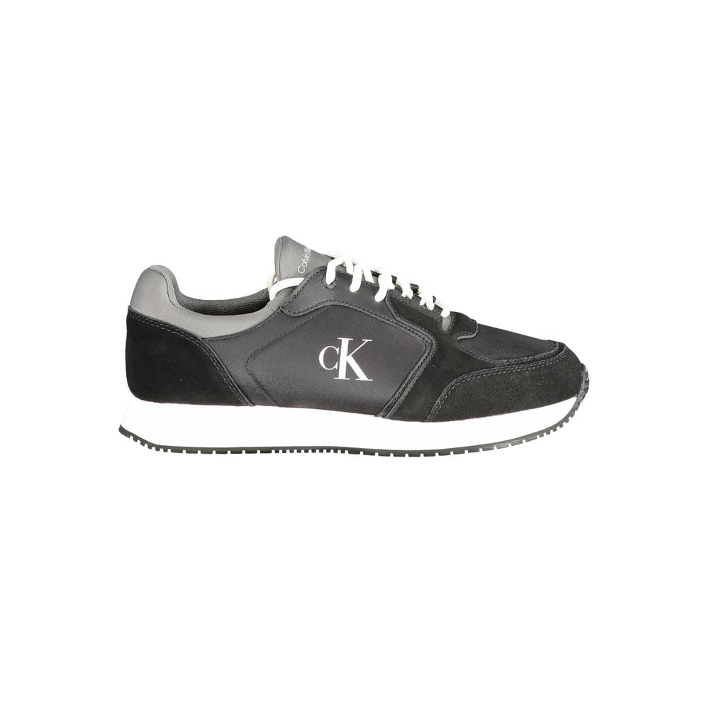 Calvin Klein Black Polyurethane Men Sneaker - HBPS Beauty & Fashion