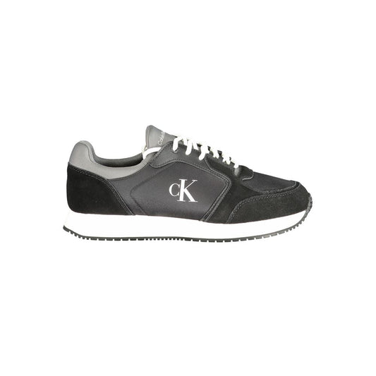 Calvin Klein Black Polyurethane Men Sneaker - HBPS Beauty & Fashion