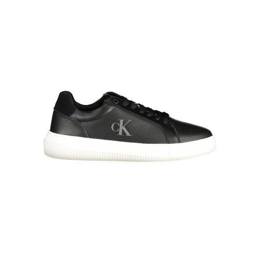 Calvin Klein Black Polyurethane Men Sneaker - HBPS Beauty & Fashion