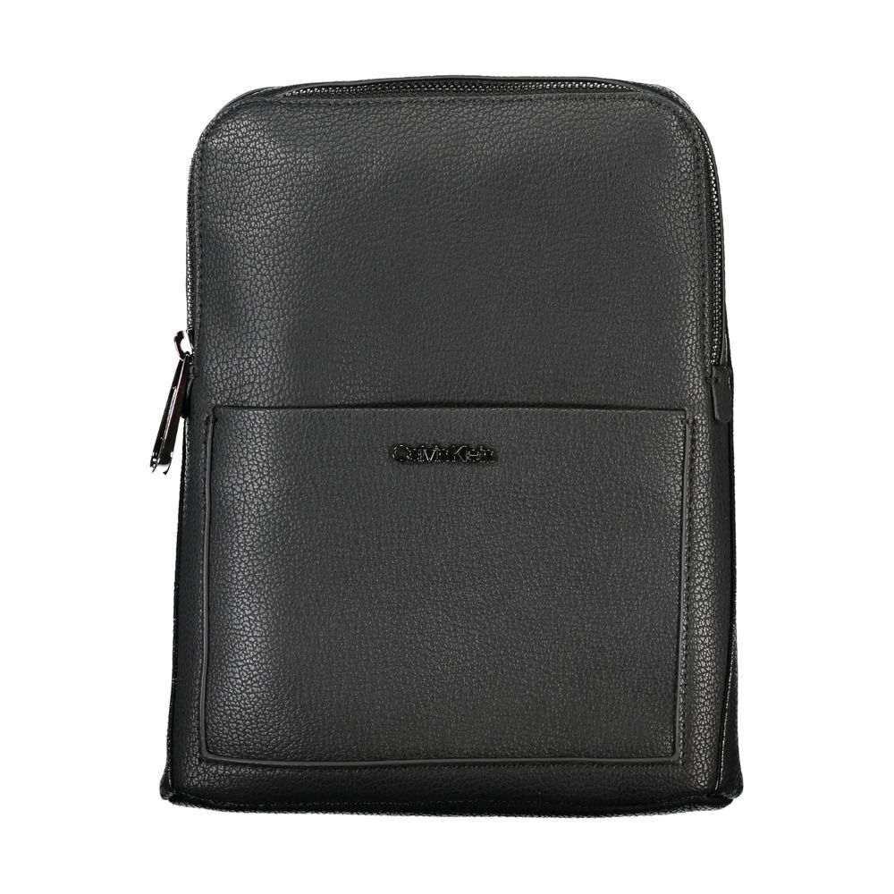 Calvin Klein Black Polyurethane Men's Shoulder Bag - HBPS Beauty & Fashion