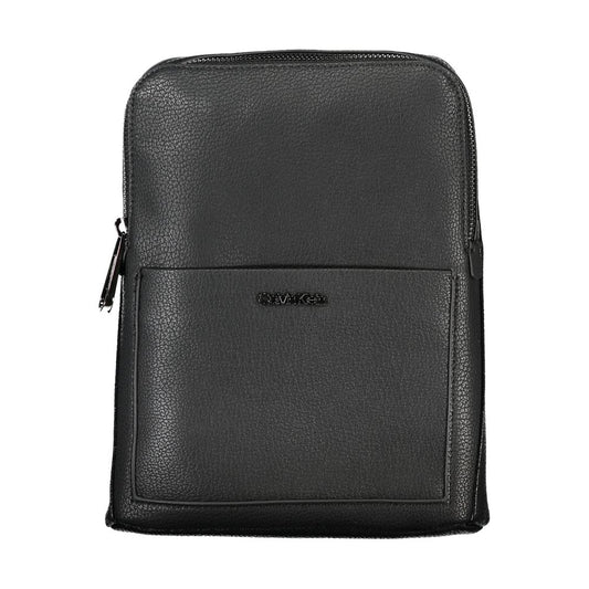 Calvin Klein Black Polyurethane Men's Shoulder Bag - HBPS Beauty & Fashion
