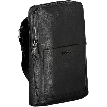 Calvin Klein Black Polyurethane Men's Shoulder Bag - HBPS Beauty & Fashion