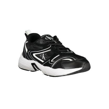 Calvin Klein Black Polyurethane Men's Sneaker - HBPS Beauty & Fashion