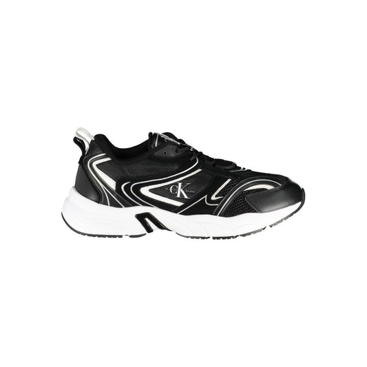 Calvin Klein Black Polyurethane Men's Sneaker - HBPS Beauty & Fashion
