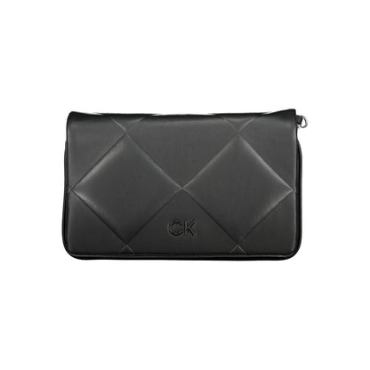 Calvin Klein Black Polyurethane Women Handbag - HBPS Beauty & Fashion