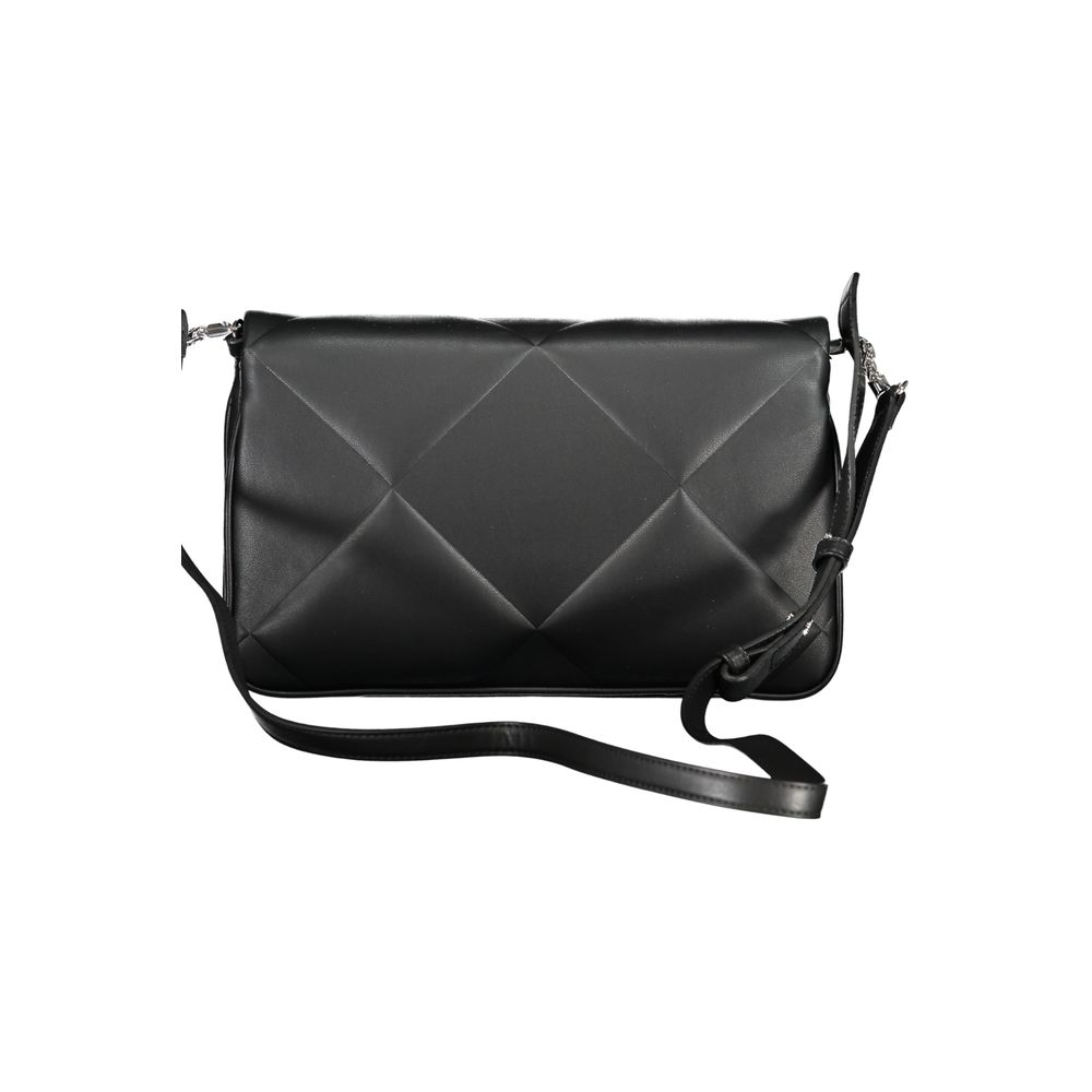 Calvin Klein Black Polyurethane Women Handbag - HBPS Beauty & Fashion