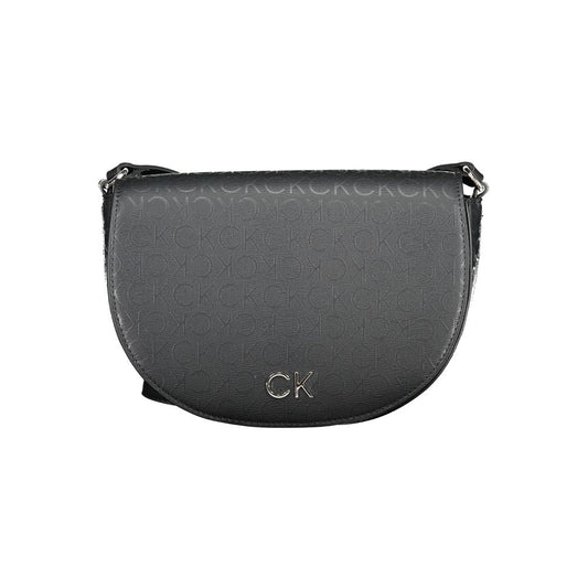 Calvin Klein Black Polyurethane Women Shoulder Bag - HBPS Beauty & Fashion