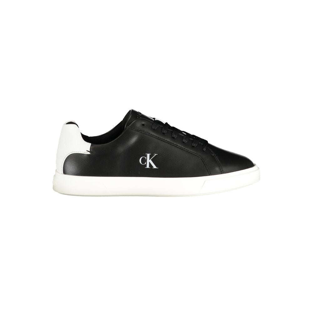 Calvin Klein Black Polyurethane Women Sneaker - HBPS Beauty & Fashion