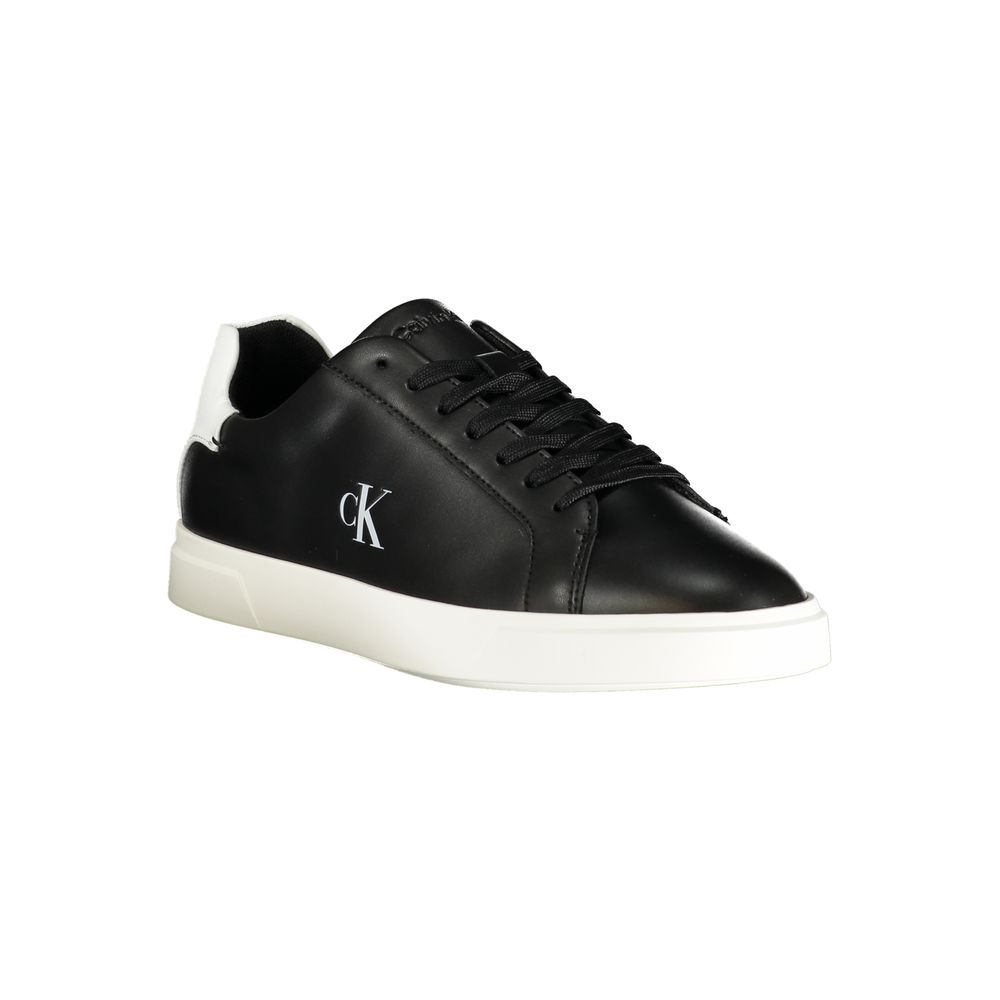 Calvin Klein Black Polyurethane Women Sneaker - HBPS Beauty & Fashion