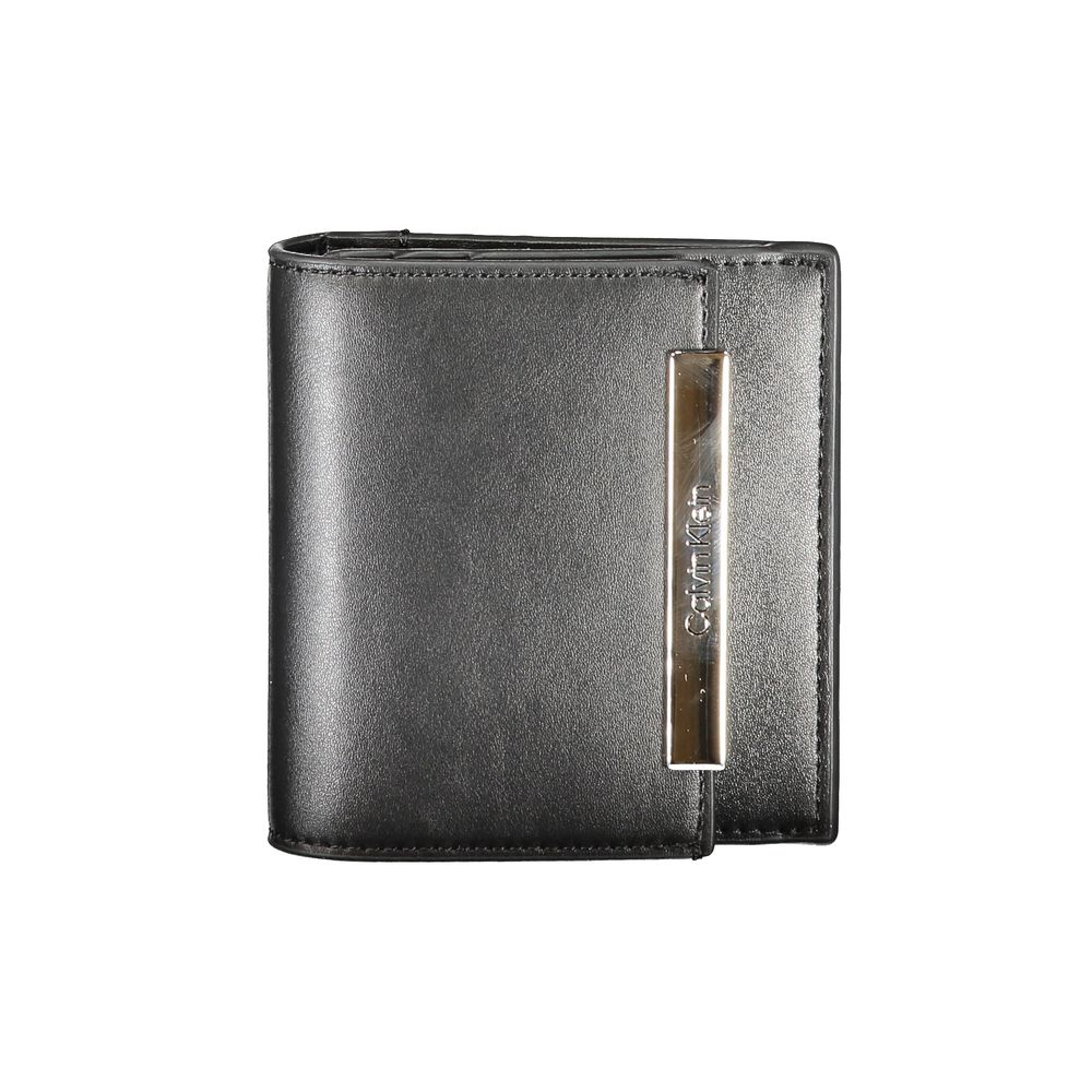 Calvin Klein Black Polyurethane Women Wallet - HBPS Beauty & Fashion