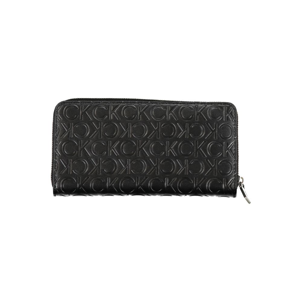 Calvin Klein Black Polyurethane Women Wallet - HBPS Beauty & Fashion