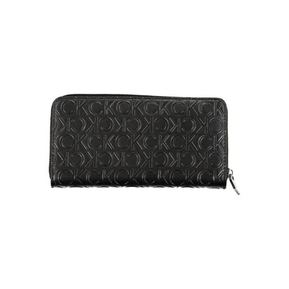 Calvin Klein Black Polyurethane Women Wallet - HBPS Beauty & Fashion