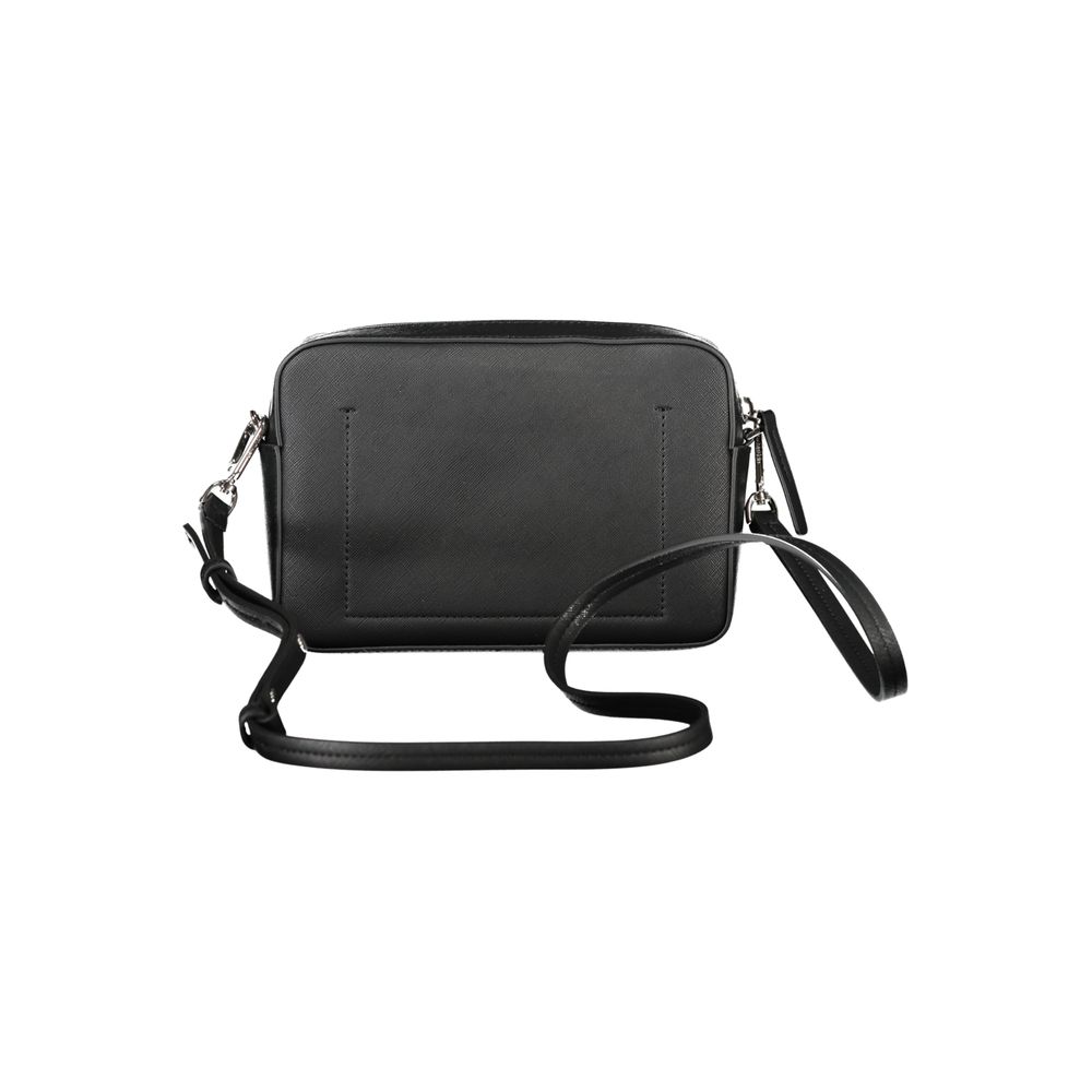 Calvin Klein Black Polyurethane Women's Shoulder Bag - HBPS Beauty & Fashion