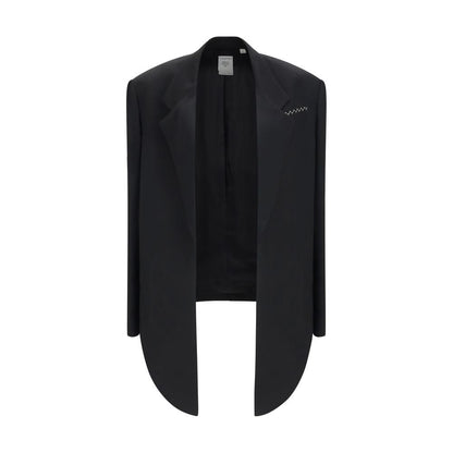 Calvin Klein Black Viscose Full-Length Jacket - HBPS Beauty & Fashion