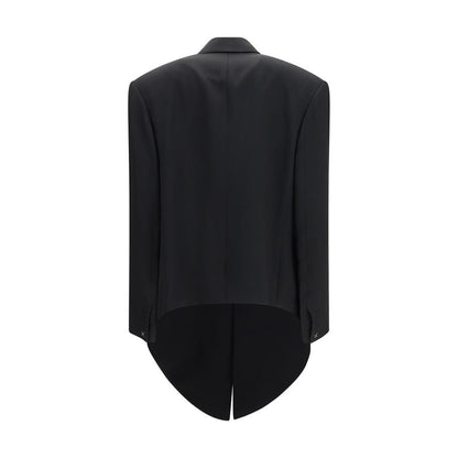 Calvin Klein Black Viscose Full-Length Jacket - HBPS Beauty & Fashion