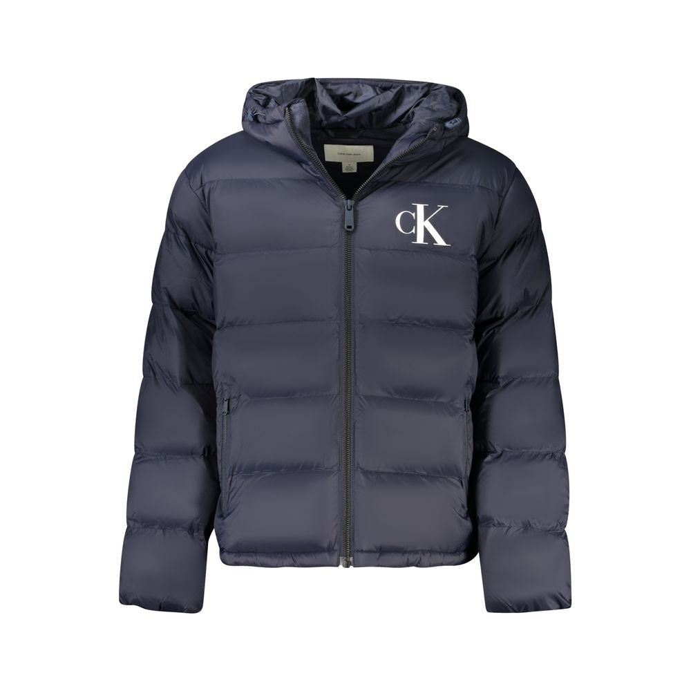 Calvin Klein Blu Poliammide Men's Jacket - HBPS Beauty & Fashion
